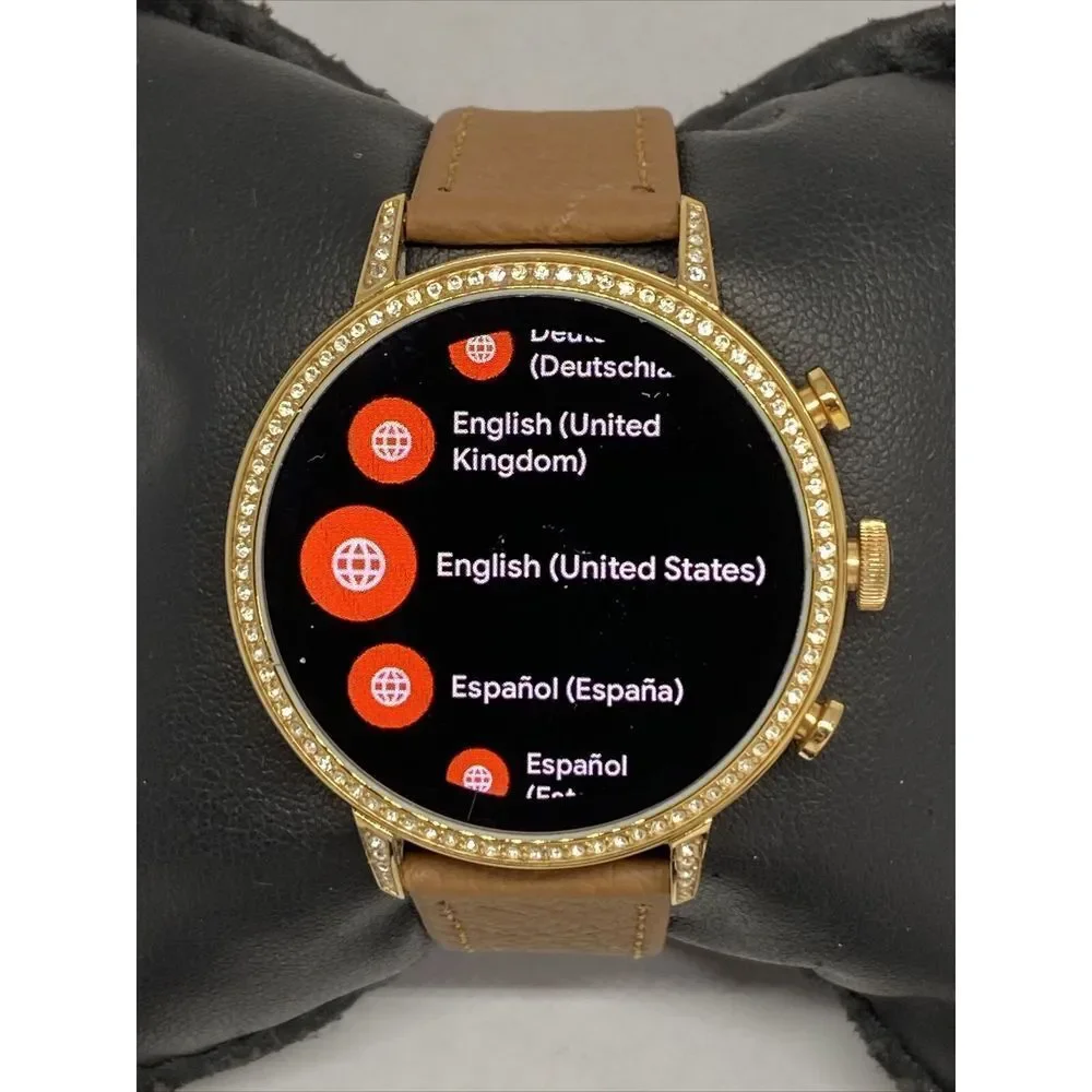 Fossil Gen 4 Authentic Digital Dial Smart Watch Custom Band FTW6015 CO261